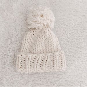 Chunky knit hat